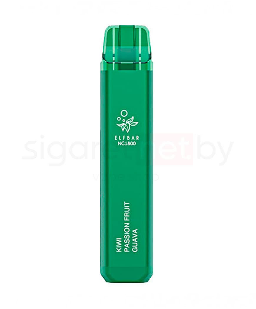Электронная система курения ( одноразовая ) Elf Bar NC 1800 - 950 mAh - Киви Гуава Маракуйя ( 6 мл. Крепость 20 мг\ мл )