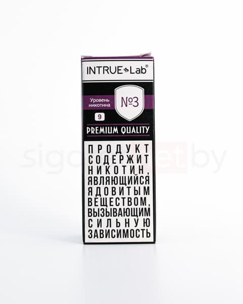 Жидкость INTRUE Lab №3 25 мл ( 9 мг ) ( Вишнёвый Табак )