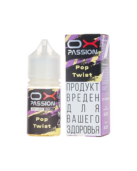 Жидкость OX Passion - Pop Twist 25 мл ( 17 ± 3 мг ) ( Ягоды с Лимоном )