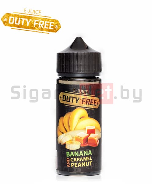 Duty Free Black - Banana and Peanut Caramel, (3 мг), 120 мл