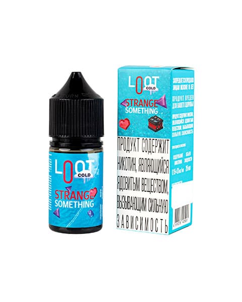 Жидкость Loot Cold SALT - Strange Something 25 мл ( 15 ± 3 мг ) ( Апельсин Маракуйя )