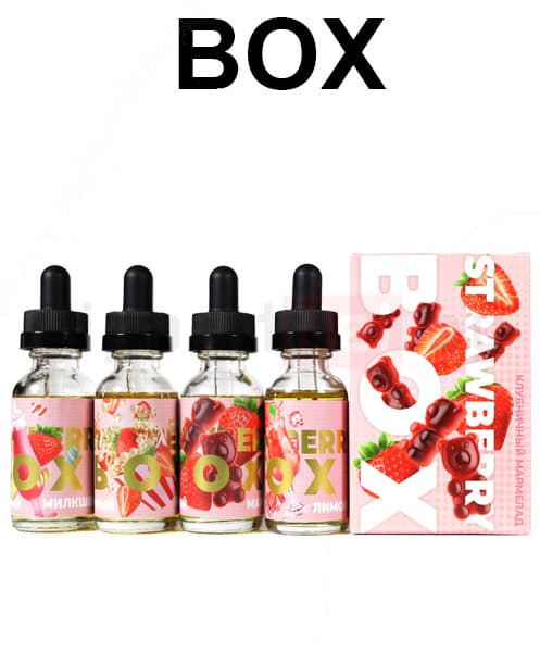 Boxes - Strawberry box, [Клубничная коробка], 120 мл