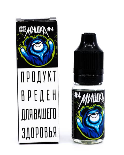 Жидкость МИШКА #4 10 мл ( 17 ± 3 мг ) ( Хвоя Ягоды )