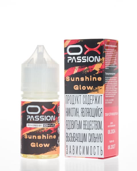 Жидкость OX Passion - Sunshine Glow 25 мл ( 17 ± 3 мг ) ( Грейпфрут Апельсин Манго )