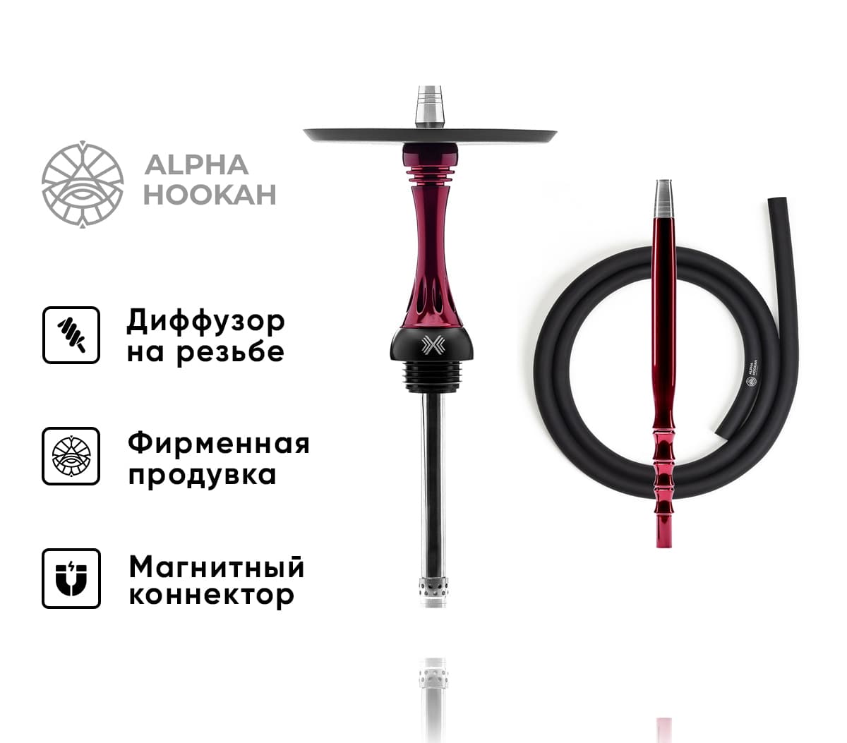 Кальян ALPHA HOOKAH - X ( Red Candy )