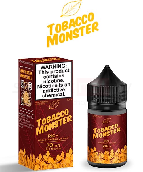 Жидкость Monster - Tobacco SALT - Rich 30 мл ( 60 мг )