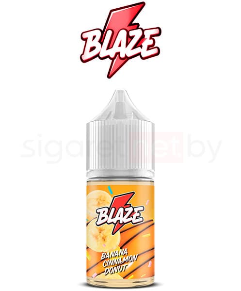 Жидкость BLAZE SALT - Banana Cinnamon Donut ( Пончик с Бананом и Корицей ) 30 мл ( 12 мг )