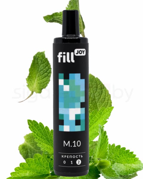 Электронная система курения ( одноразовая ) fill JOY 500 - 400 mAh - Мята ( M10 ) ( 2 мл. Крепость 17 ± 3 мг\ мл )