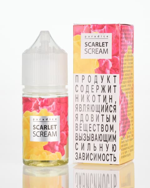 Жидкость Paradise - Scarlet Scream 25 мл ( 17 ± 3 мг ) ( Малина Лимон )