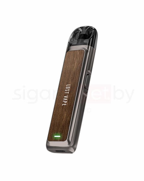 Стартовый комплект Lost Vape Ursa Nano Pod 800 mAh - 2.5 мл. ( Серый с Коричневым ) Gunmetal Walnut Wood