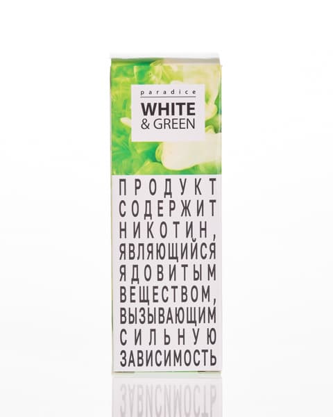 Жидкость Paradise - White and Green 25 мл ( 17 ± 3 мг ) ( Яблоко Кактус )