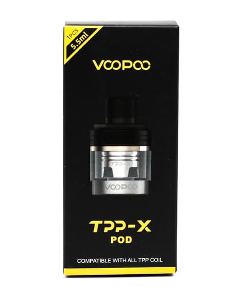Картридж 5,5 мл VOOPOO TPP X Pod ( без базы ) ( Серебристый )