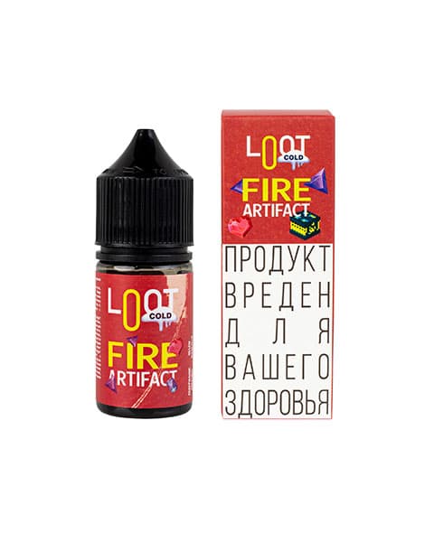 Жидкость Loot Cold SALT - Fire Artifact 25 мл ( 15 ± 3 мг ) ( Цитрусовый Микс )