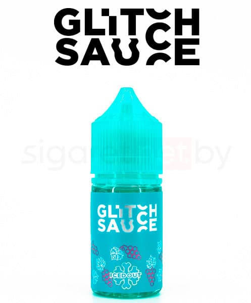 Жидкость Glitch Sauce Iced Out SALT - Grape King 30 мл ( 20 мг )