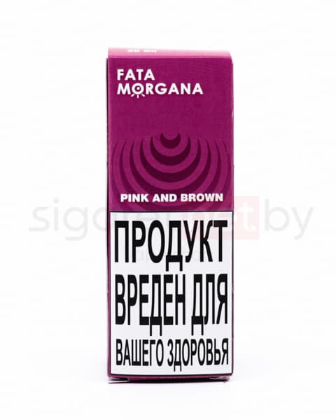 Жидкость FATA MORGANA SALT - Pink and Brown 30 мл ( 15 ± 3 мг ) ( Клубничный Чай )
