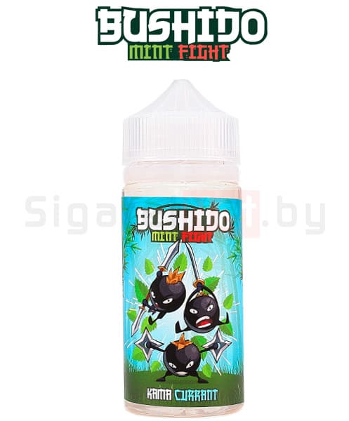 Жидкость BUSHIDO MINT FIGHT &quot;KAMA CURRANT&quot; 100 мл ( 2,5 мг )