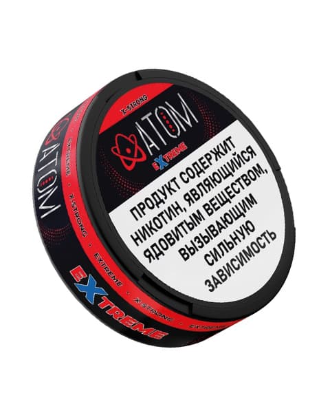 Никотиновые паучи АТОМ EXTREME X-STRONG ( Двойной Ментол ) 11 мг.