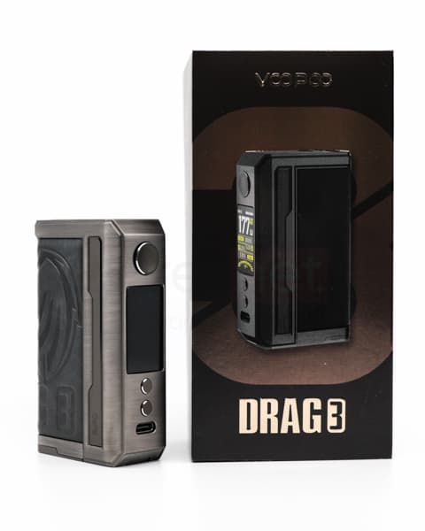 Мод VOOPOO DRAG 3 177W TC  ( без батареи ) ( Темно - Серый ) Eagle Grey