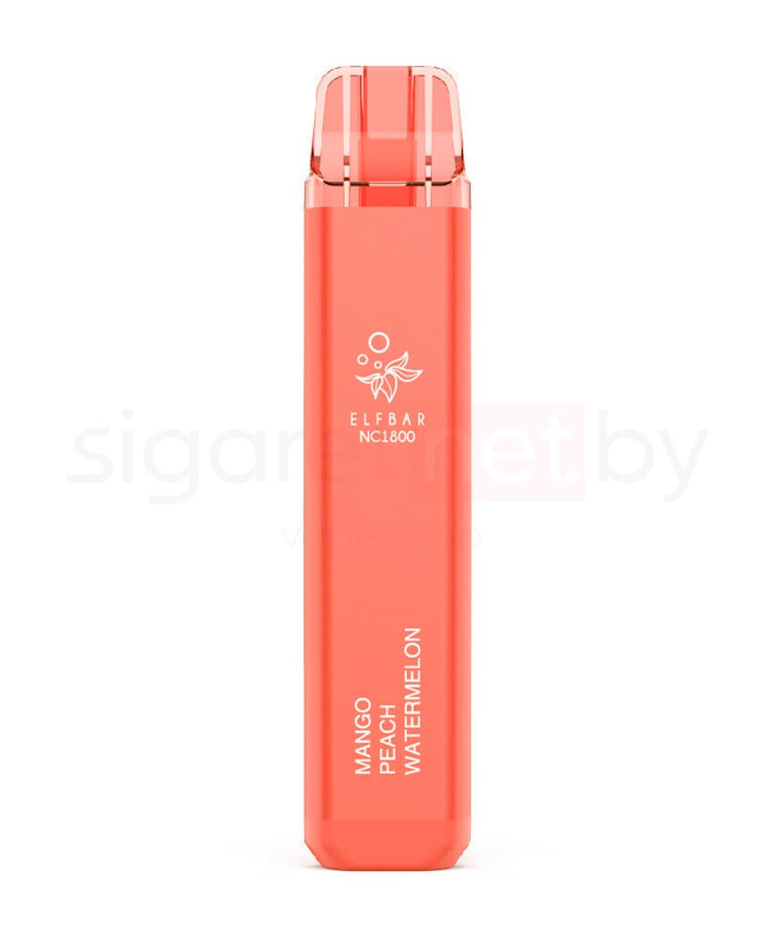 Электронная система курения ( одноразовая ) Elf Bar NC 1800 - 950 mAh - Манго Персик Арбуз ( 6 мл. Крепость 20 мг\ мл )