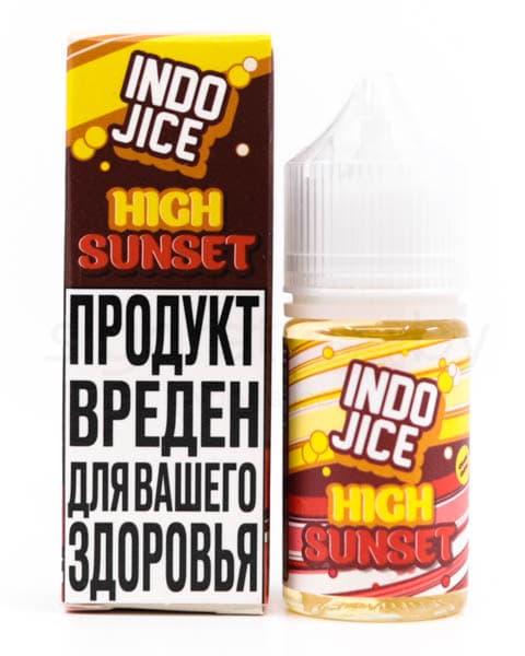 Жидкость INDO JICE SALT - High Sunset 30 мл ( 17 ± 3 мг ) ( Лимон Клубника )