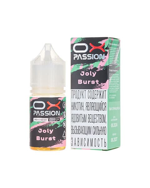 Жидкость OX Passion - Joly Burst 25 мл ( 17 ± 3 мг ) ( Клубника Киви )