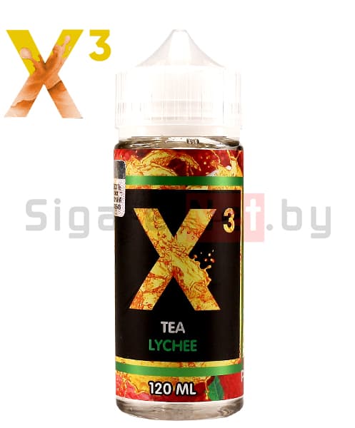 X-3 Tea - Lychee, 120 мл (3 мг)