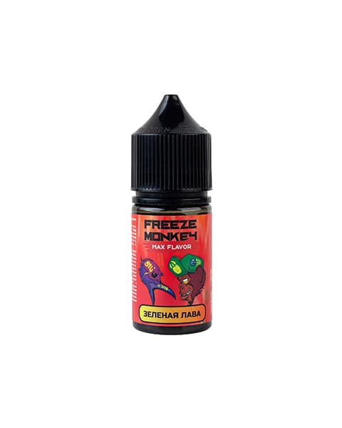 Арбузный Лимонад Жидкость – Freeze Monkey MAX FLAVOR SALT Зеленая Лава 25 мл ( 15 ± 3 мг )