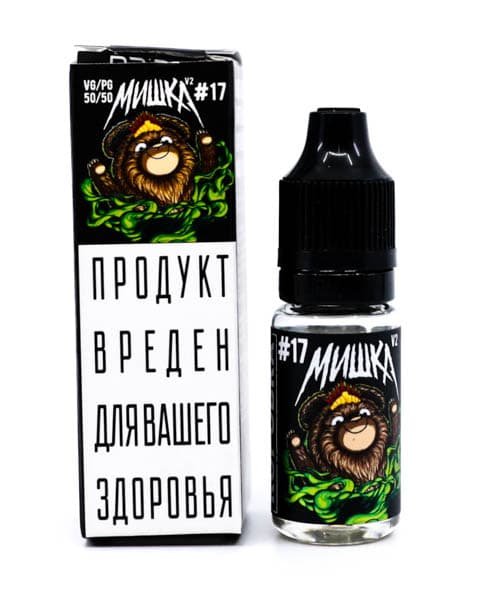 Жидкость МИШКА V2 #17 10 мл ( 17 ± 3 мг ) ( Манго Маракуйя )