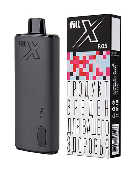 Одноразка fill X - 650 mAh - Ледяная Вишня ( F05 ) ( 10 мл. Крепость 17 ± 3 мг\ мл )