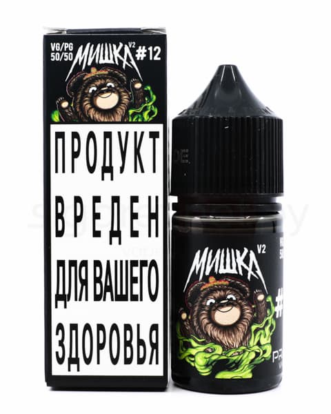 Жидкость МИШКА V2 #12 30 мл ( 17 ± 3 мг ) ( Лимонад с Малиной и Кактусом )
