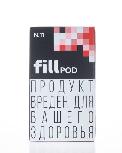 Заправленный картридж fill POD - Розовый Лимонад ( N11 ) ( 1.8 мл. Крепость 17 ± 3 мг )