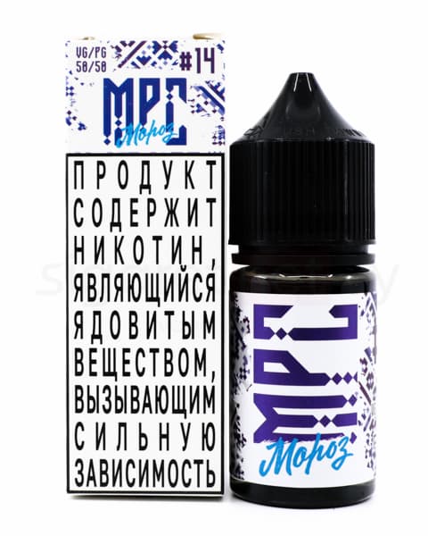 Жидкость МРС Мороз #14 30 мл ( 17 ± 3 мг ) ( Черника Черная Смородина )