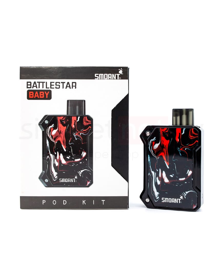 Стартовый комплект Smoant Battlestar Baby Pod 750 mAh - 2 мл. ( Серебристый )
