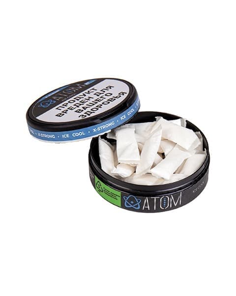 Никотиновые паучи ATOM ICE COOL ( Ментол ) 11 мг.
