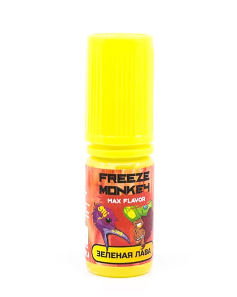 Жидкость Freeze Monkey MAX FLAVOR SALT - Зеленая Лава 10 мл ( 15 ± 3 мг ) ( Арбузный Лимонад )