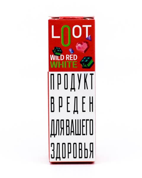 Жидкость Loot SALT - Wild Red White 10 мл ( 15 ± 3 мг ) ( Вишневый Йогурт )