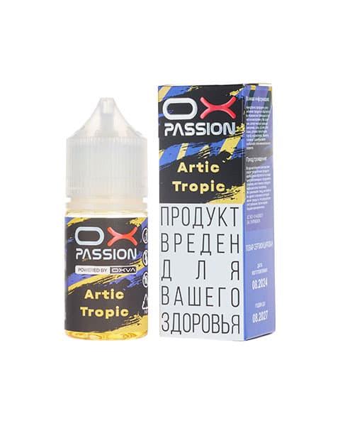 Жидкость OX Passion - Arctic Tropic 25 мл ( 17 ± 3 мг ) ( Ледяной Ананас )
