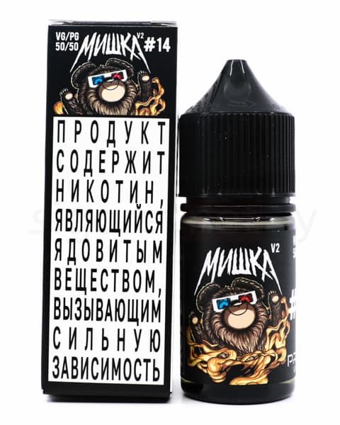 Жидкость МИШКА V2 #14 30 мл ( 17 ± 3 мг ) ( Ванильный Попкорн )
