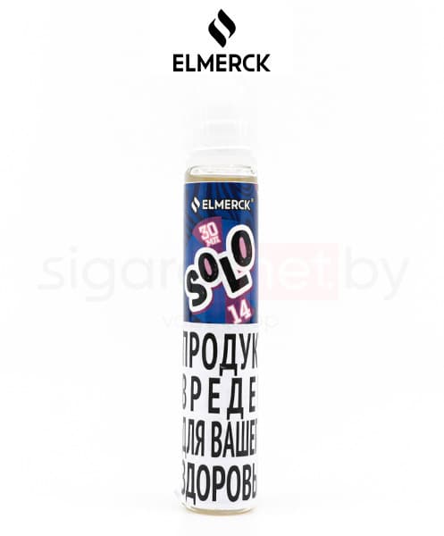 Жидкость ElMerck Solo №14 30 мл ( 6 мг ) ( Черника )