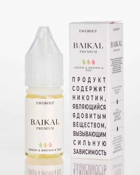Жидкость BAIKAL - Green Brown Red 10 мл ( 17 ± 3 мг ) ( Вишня Корица Яблоко )