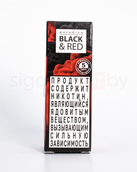 Жидкость PARADICE SALT -  Black & Red 30 мл. ( 12 ± 2 мг )