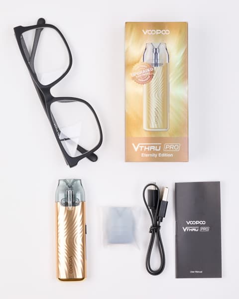 Вейп VOOPOO V.THRU Pro Eternity Edition - 900 mAh - 3 мл. ( Золотой ) Luxury Gold
