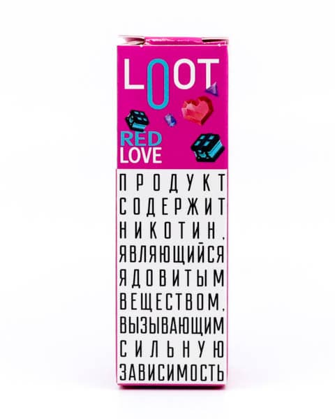 Жидкость Loot SALT - Red Love 10 мл ( 15 ± 3 мг ) ( Клубника )