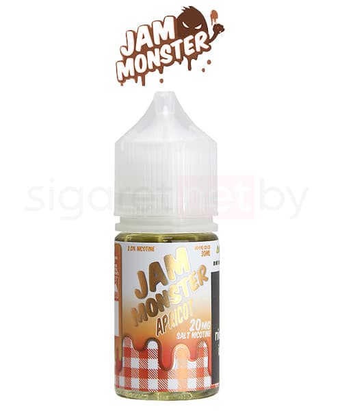 Жидкость Jam Monster SALT - Apricot ( Теплый Тост с Маслом и Джемом из Абрикоса ) 30 мл ( 20 мг )