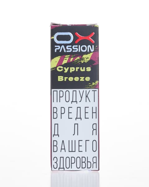 Жидкость OX Passion - Cyprus Breeze 10 мл ( 17 ± 3 мг ) ( Вишня Персик Лимон )