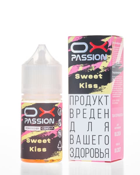 Жидкость OX Passion - Sweet Kiss 25 мл ( 17 ± 3 мг ) ( Клубника Дыня )
