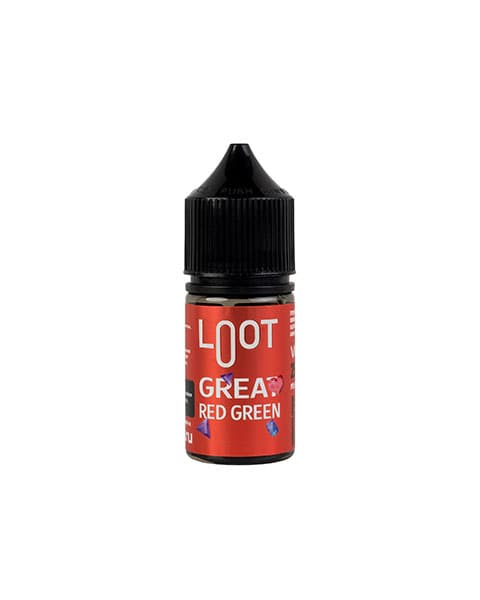 Жидкость Loot SALT - Great Red Green 25 мл ( 15 ± 3 мг ) ( Яблоко Гранат )