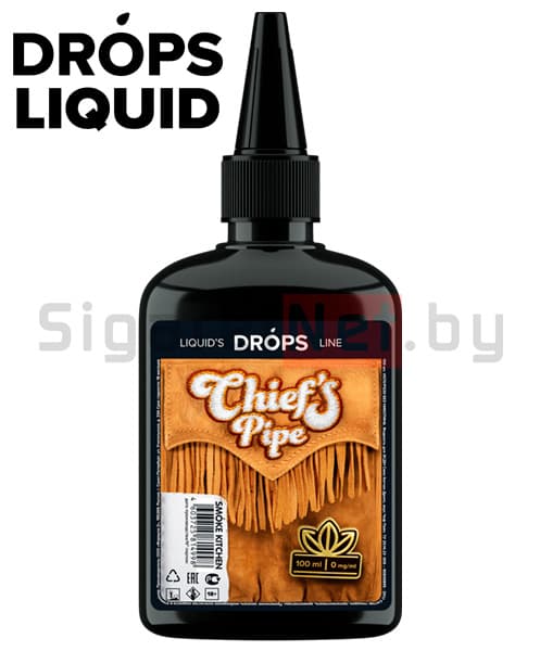 Жидкость SK DROPS, Chief's Pipe ( Чиф Пайп ) (100 мл 3 мг)