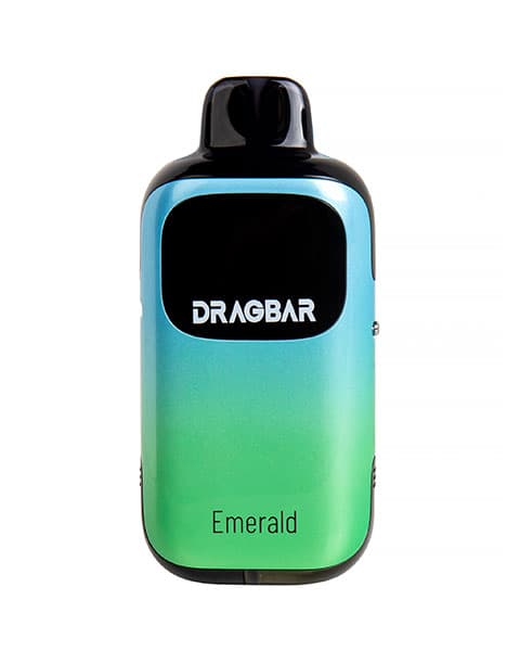 Комплект электронной системы курения ( многоразовая ) DRAGBAR 6000 - 650 mAh - Кислое Яблоко ( Emerald ) ( 2 + 10 мл. Крепость 17 ± 3 мг\ мл )