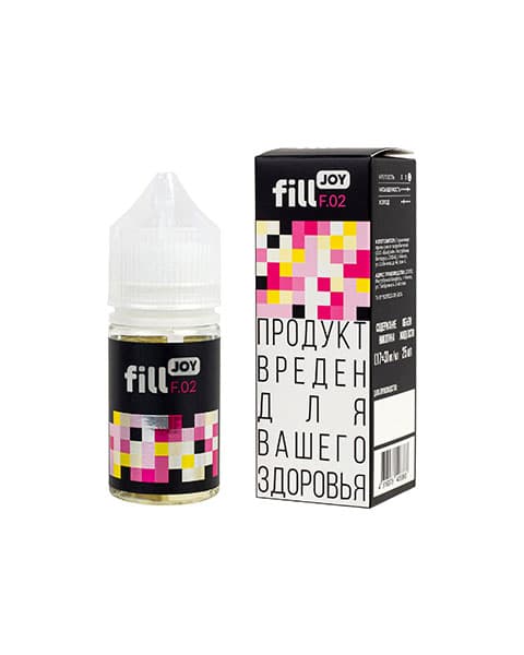Жидкость fill JOY - Розовый Лимон ( F02 ) 25 мл ( 17 ± 3 мг )
